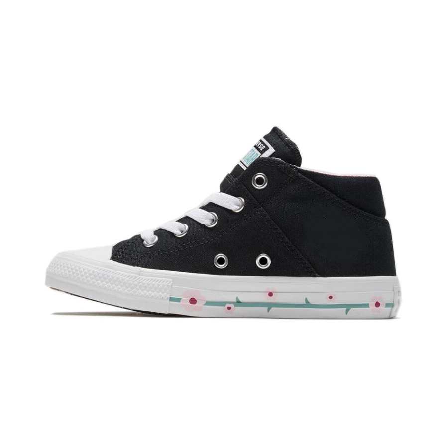 Converse Chuck Taylor All Star Madison Comfortable Mid top Kids Canvas Shoes Black Children Aged 3 7 Years Old