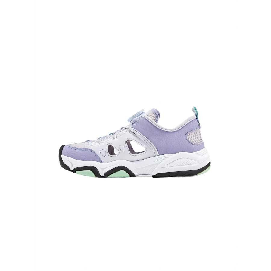 Skechers Kids SKECHERS GIRLS Synthetic Leather, Textile Breathable Low top Children's Sandals Lavender Teenagers