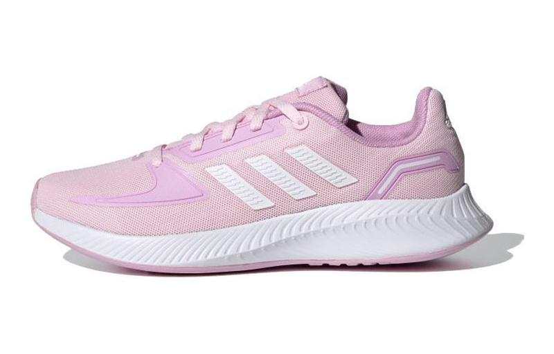 Adidas Neo Runfalcon 2.0 Comfortable Breathable Low top Kids' Running Shoes Pink White Kids'