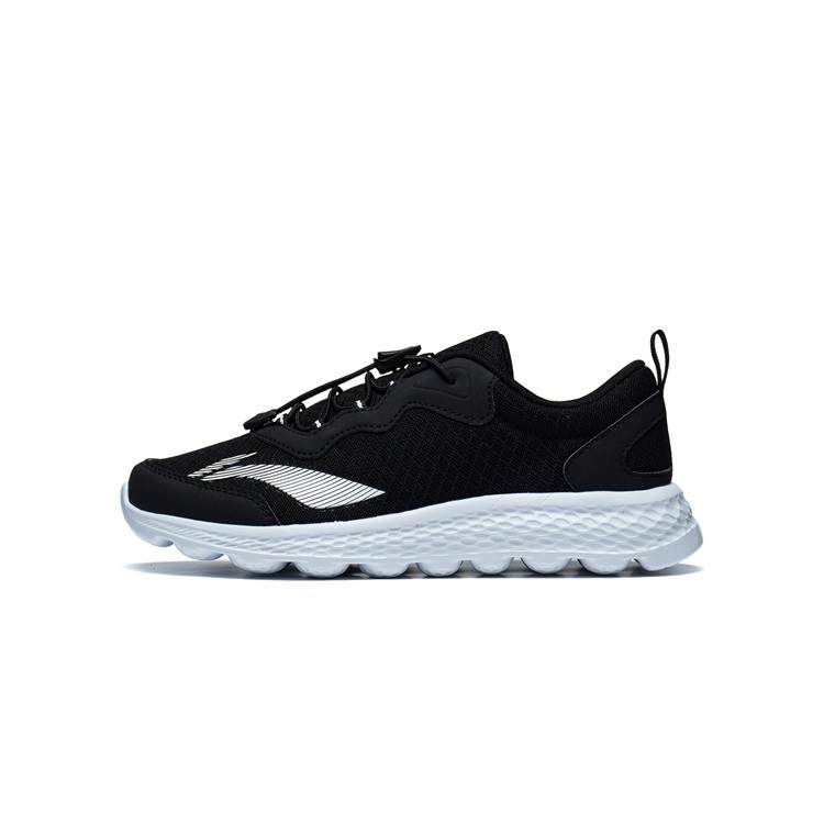 Li-Ning YOUNG Li Ning YOUNG Slip Resistant Cushioning Abrasion Resistant Rebound Breathable Low top Running Shoes Black White