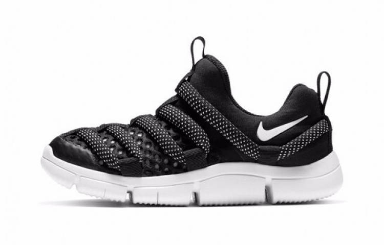 Nike Nike Novice BR Slip-Resistant Cushioning Wear-Resistant Kids Lifestyle Shoes Black White Children Aged 3-7 Years Old