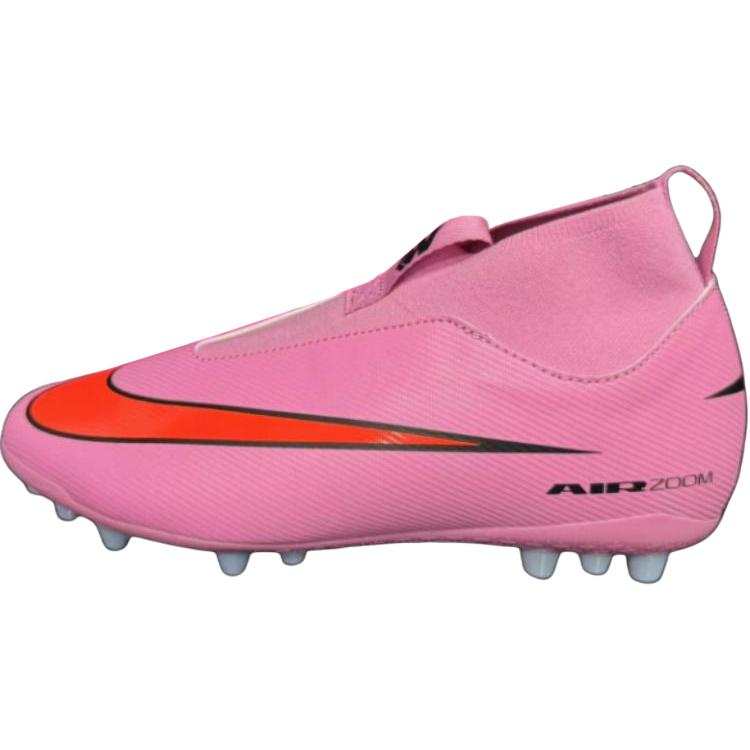 Nike Nike Mercurial Superfly 10 Slip Resistant Mid top Kids' Soccer Shoes Bright Pink Kids'