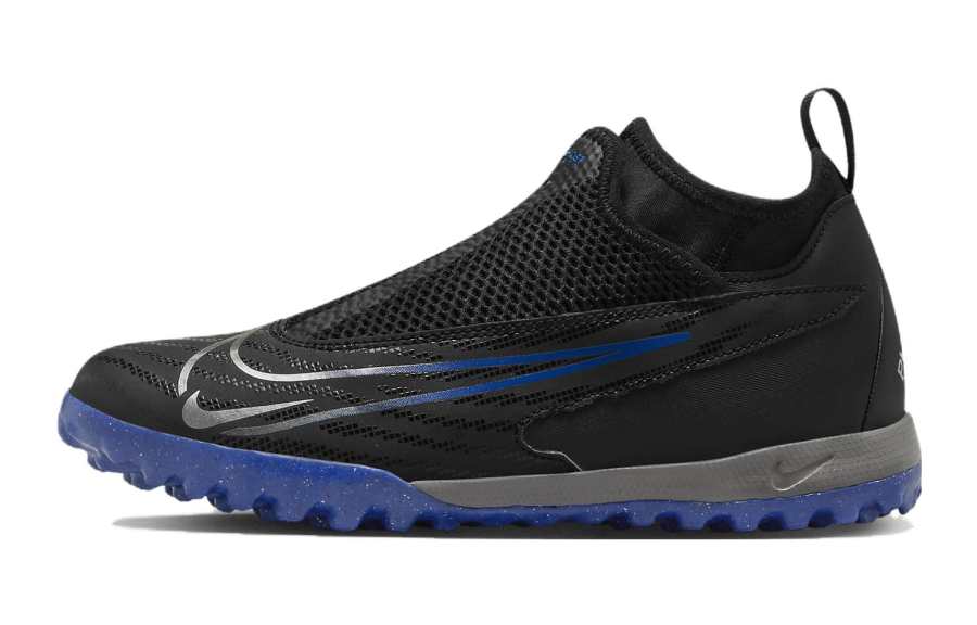 Nike Nike Phantom GX Anti Kick Cushioning Anti Kick Cushioning Low top Kids' Soccer Shoes Black Blue Teenagers