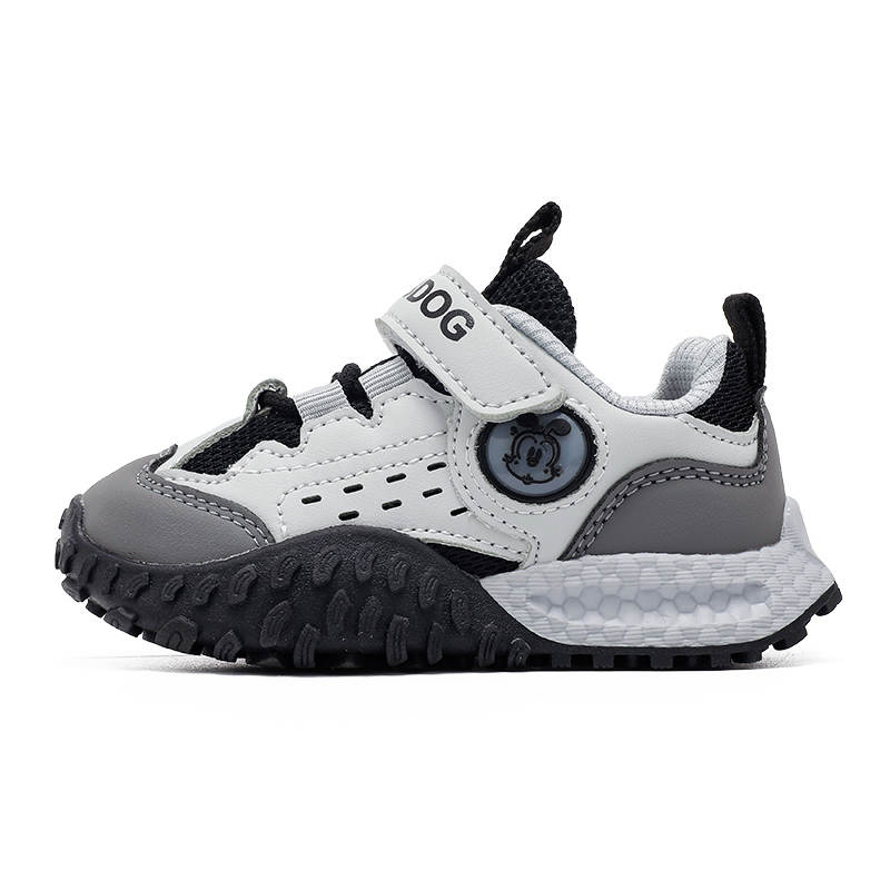 BOBDOG Synthetic Leather Support Low top Kids Lifestyle Shoes Children Aged 3 7 Years Old