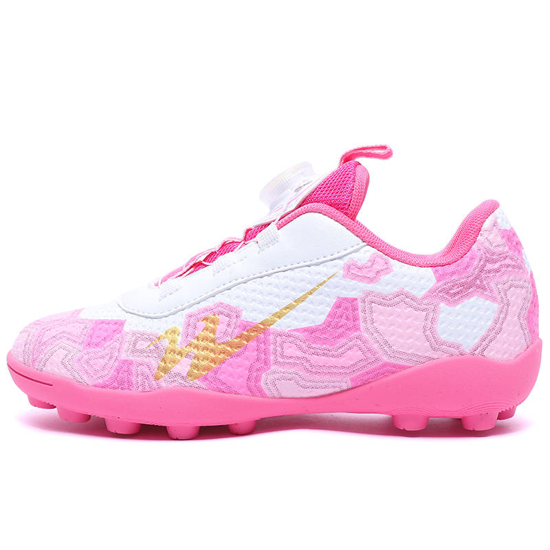 Binary Binary Low top Kids' Soccer Shoes White Pink Kids'