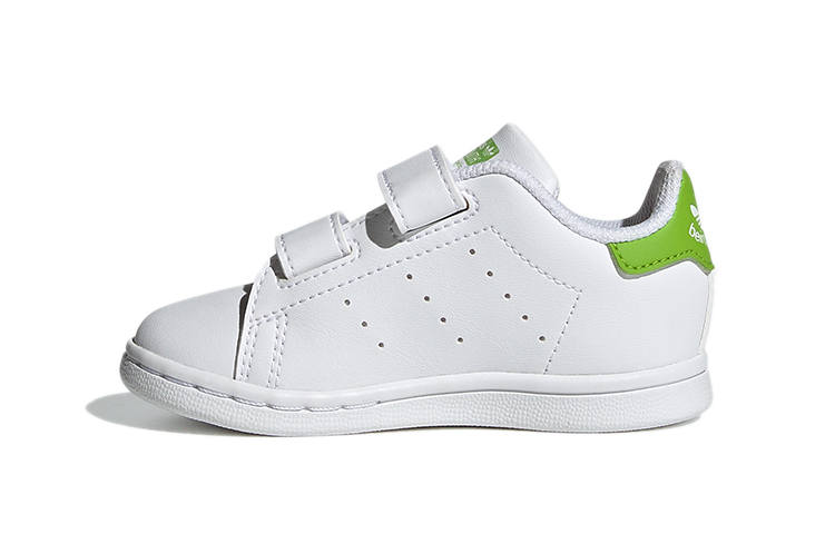Adidas Originals Kermit The Frog x Adidas Originals Stan Smith Cf I Low top Skateboard Shoes White Green Infant And Toddler