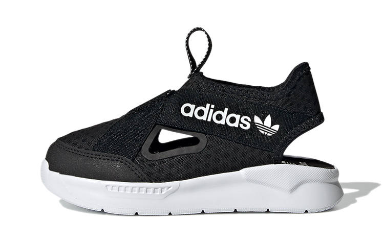Adidas Originals 360 Sandals C Low top Slip Resistant Anti Kick Cushioning Children's Sandals Black