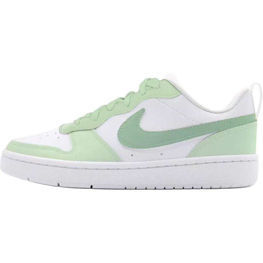 Nike Nike Court Borough Leather Slip Resistant Cushioning Abrasion Resistant Low top Kids' Skateboarding Shoes Light Green