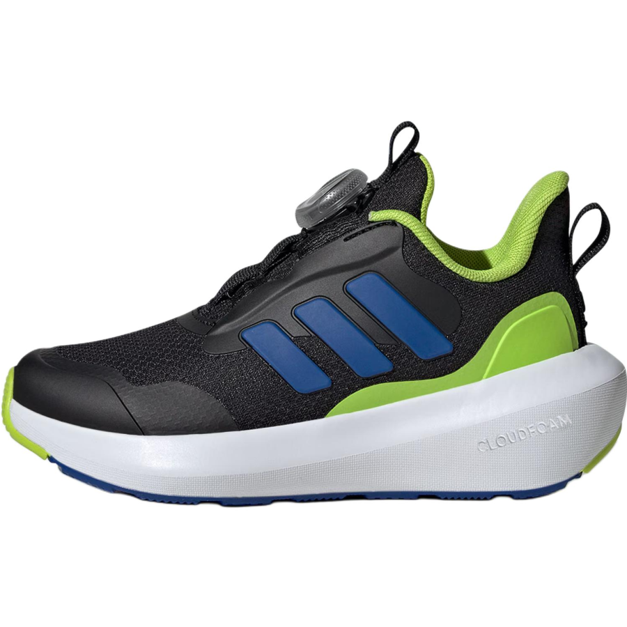 Adidas Adidas FORTARUN 3.0 Abrasion Resistant Rebound Low top Kids Lifestyle Shoes Black Blue Green Kids'