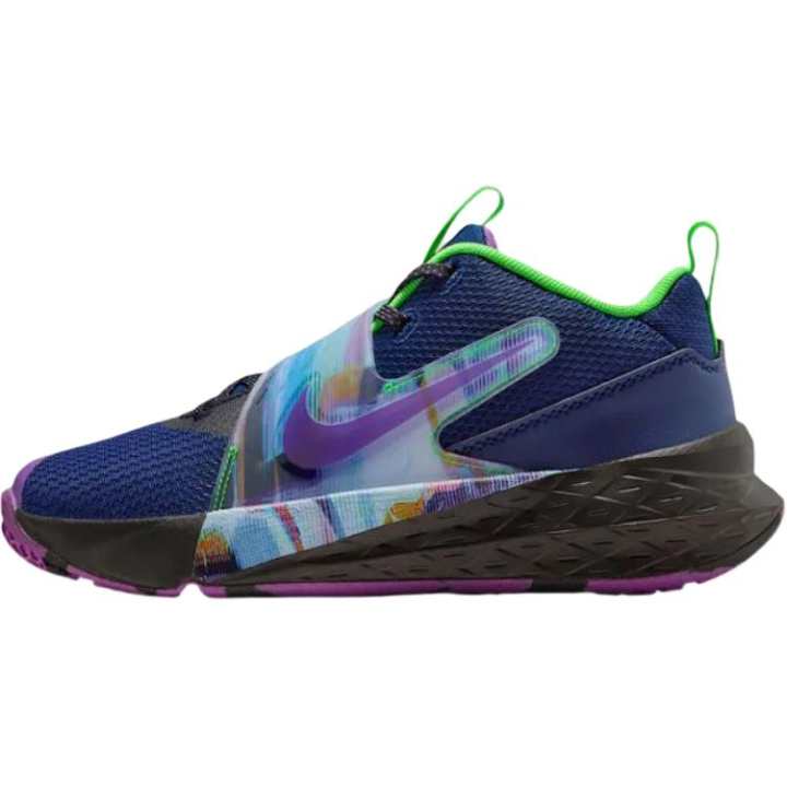 Nike Nike Team Hustle D 12 Low top Basketball Shoes Blue Unisex