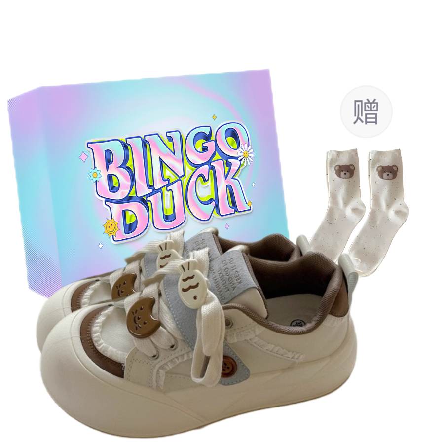 BINGO DUCK Coverage Low top Skateboard Shoes Women's