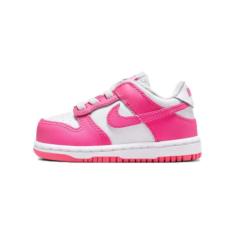 Nike Nike Dunk Slip Resistant Abrasion Resistant Slip Resistant Abrasion Resistant Low top Toddler Shoes White Pink