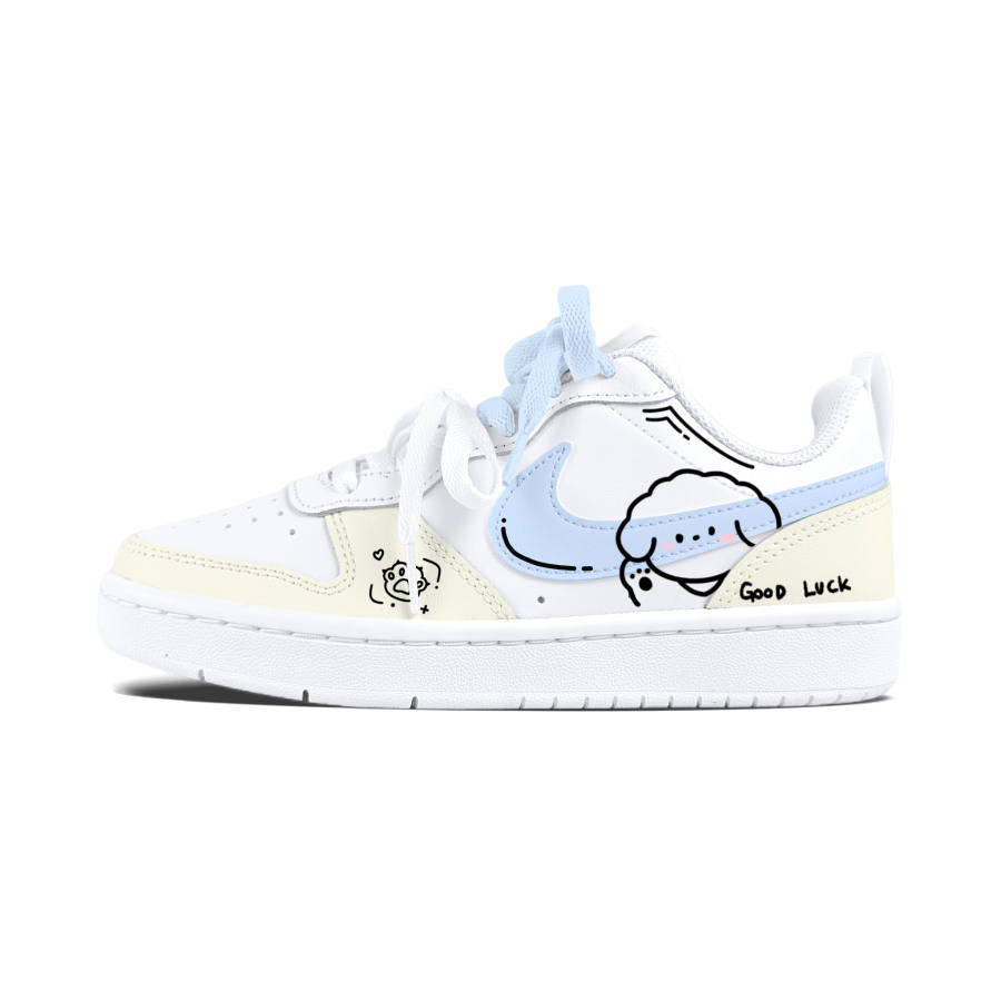 Nike Nike Court Borough Beautiful Sheep Cushioning Abrasion Resistant Slip Resistant Skateboard Shoes Teenagers