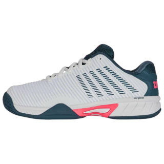 K·SWISS HYPERCOURT EXPRESS 2 Synthetic Leather Low top Kids' Training Shoes White, Cyan Kids'