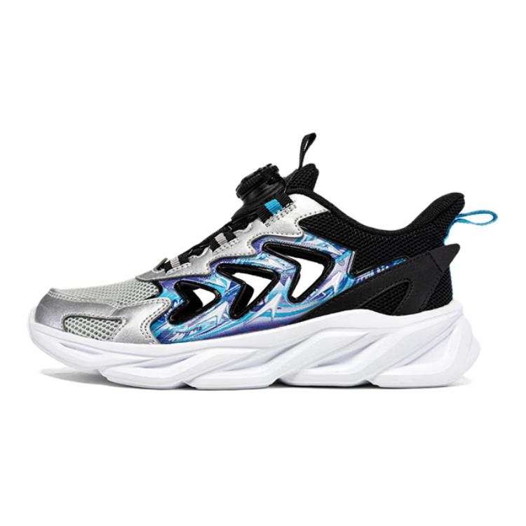 361°KIDS Low top Running Shoes Black Silver Gray Teenagers