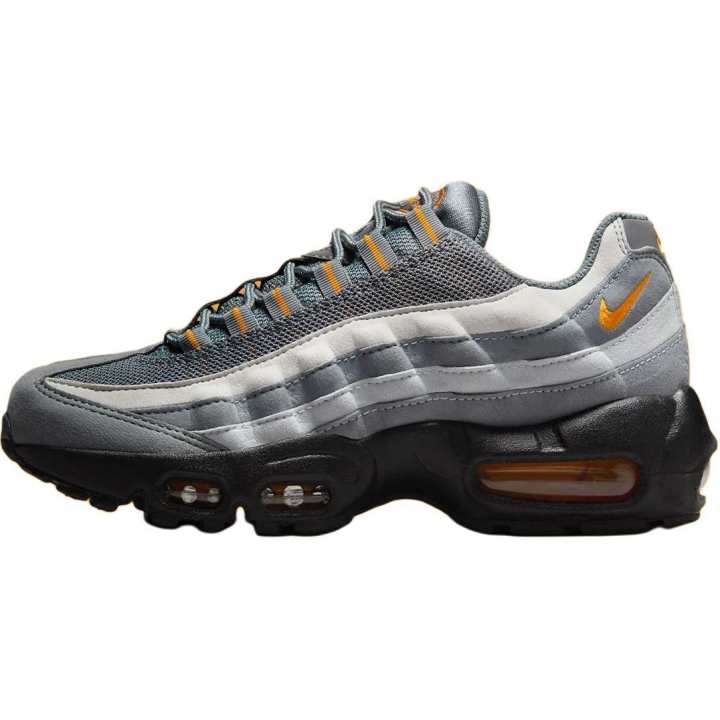 Nike Nike Air Max 95 Low top Running Shoes Gray/Orange Unisex