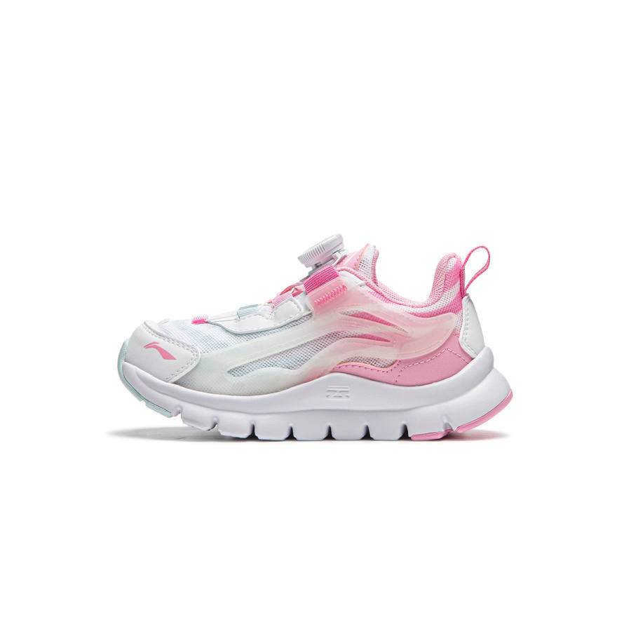 Li-Ning YOUNG Li Ning YOUNG Sports Life Collection Casual Shoes Standard White/Fairy Pink/Cloud Blue Kids'