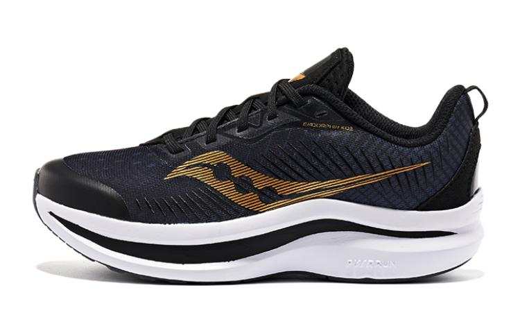 saucony Endorphin KDZ Big Kid 'Black Gold'