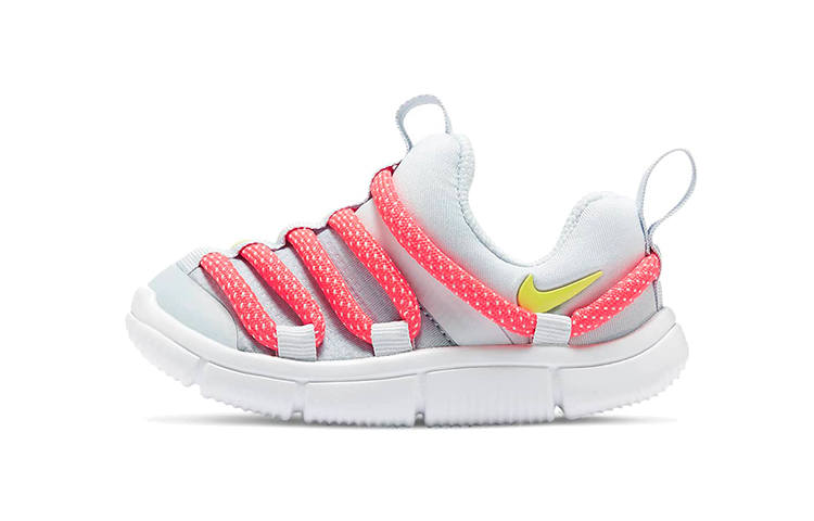 Nike Nike Novice Abrasion Resistant Abrasion Resistant Low top Sports Casual Shoes Gray Pink Yellow Infant And Toddler