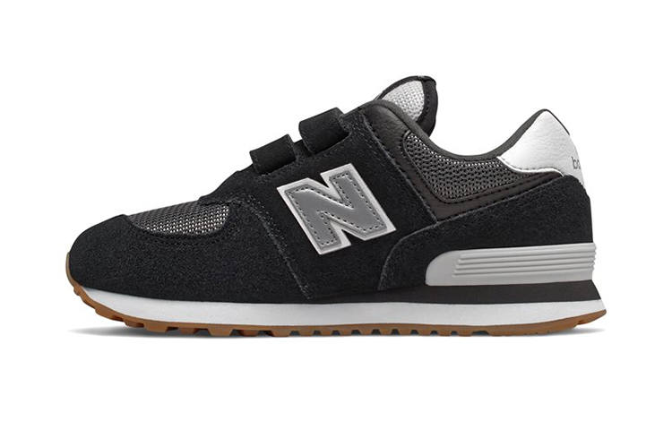New Balance New Balance NB 574 Series Kids Lifestyle Shoes Black Gray Children Aged 3 7 Years Old