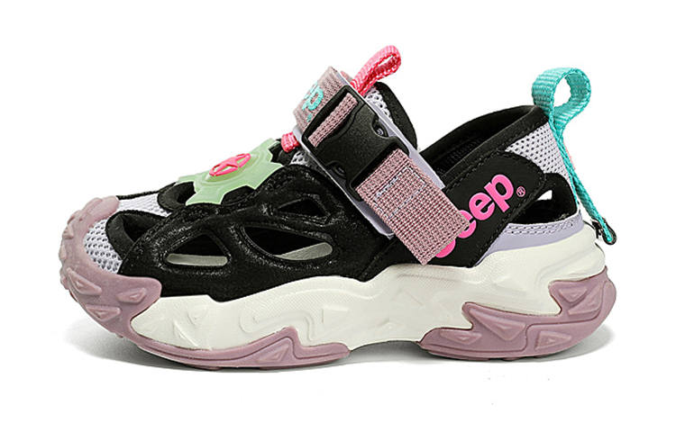 Jeep Skeleton Children's Sandals Pink Black Kids'