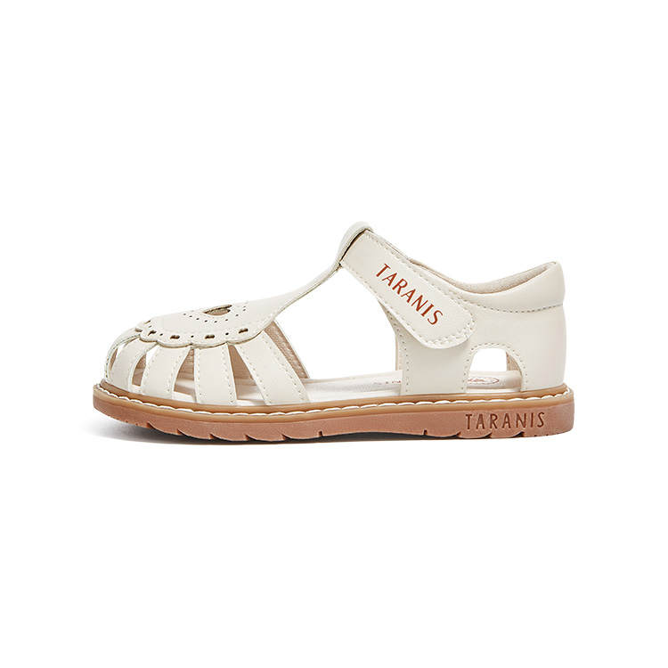 TARANISMETA Comfortable Slip Resistant Slip Resistant Children's Sandals Ecru Kids'