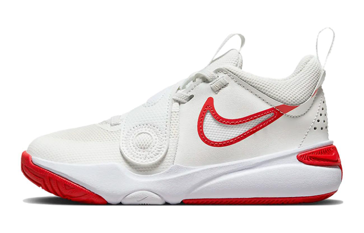 Nike Nike Team Hustle D11 Summit White Track Red PS