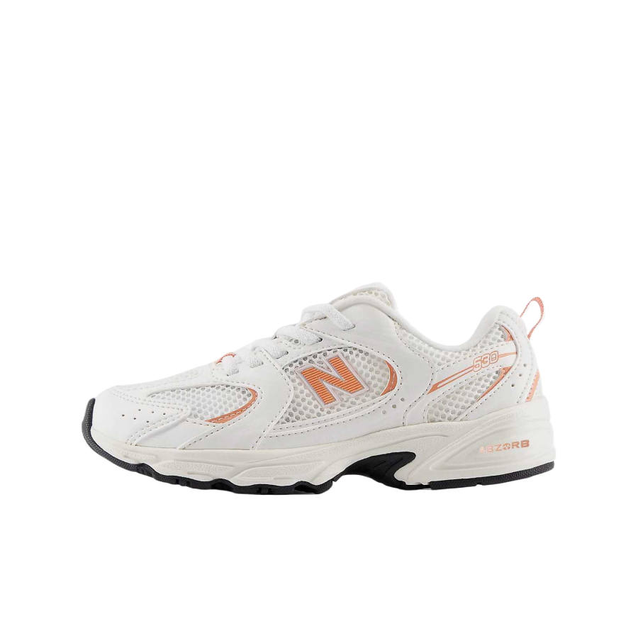 New Balance New Balance NB 530 Mesh Cushioning Kids' Running Shoes White/Orange