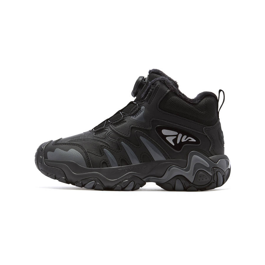 FILA KIDS PERFORMANCE FPH TGR 5 MID/Tiger Claw 5 Fleece Lined, Comfortable Eco Friendly, Light Technology, Foot Feel