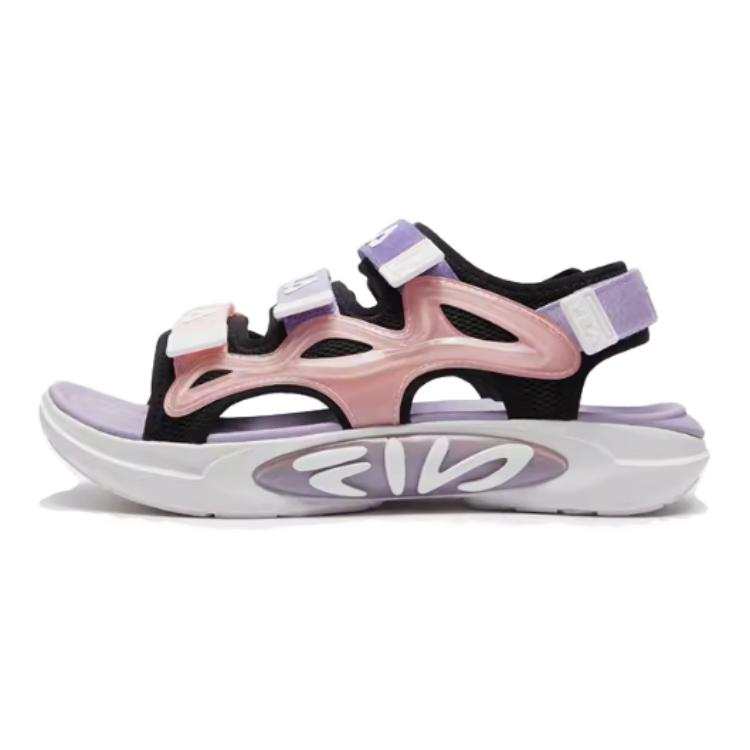 FILA KIDS Shooting Stars Fashion Slip Resistant Abrasion Resistant Children's Sandals Purple