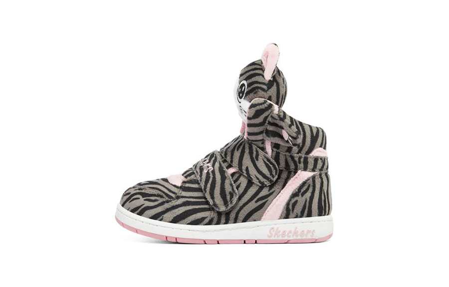 Skechers Sugarcanes Anti Kick Cushioning Anti Kick Cushioning High top Baby & Toddler Shoes Gray Black