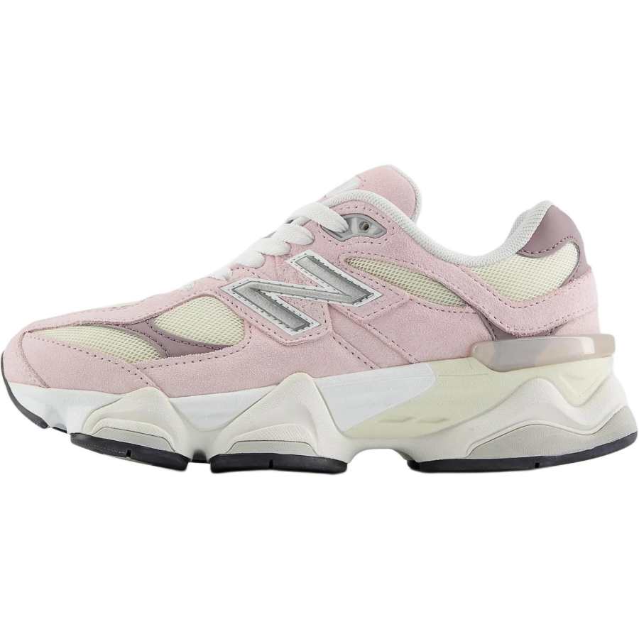 New Balance New Balance NB 9060 Soft And Comfortable Abrasion Resistant Low top Kids' Running Shoes Pink/White