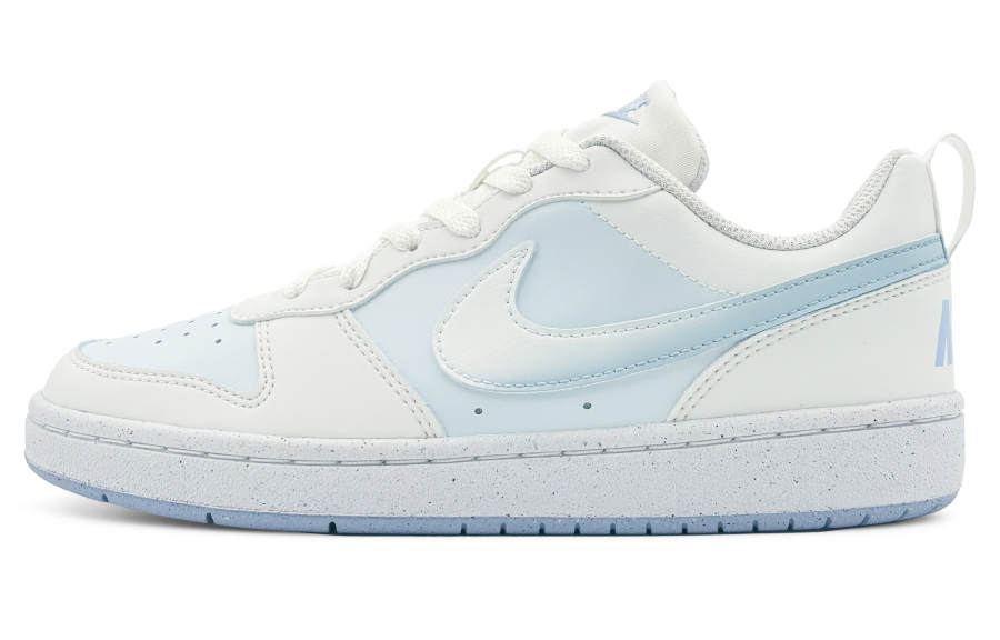 Nike Nike Court Borough Cloud Mist Misty Breeze Slip Resistant Abrasion Resistant Low top Kids' Skateboarding Shoes Ice Blue