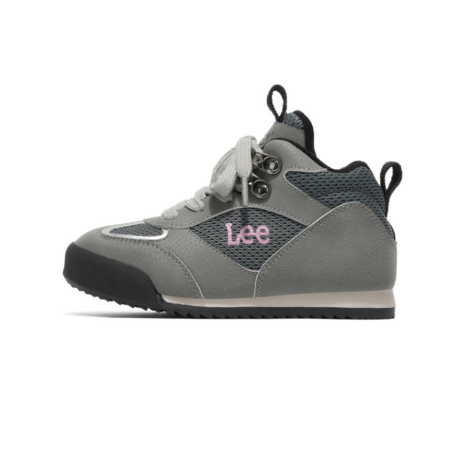 LEE KIDS Fleece Lined Lining Comfortable Fashion Versatile Students Campus Trendy Sports Hook and Loop High top