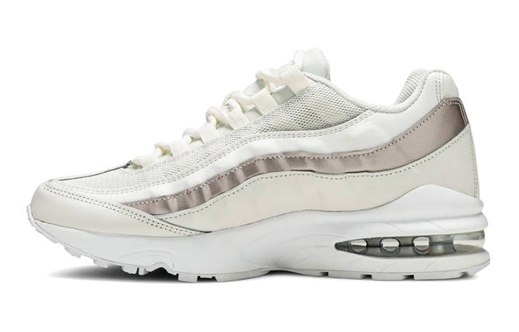 Nike Nike Air Max 95 Cushioning Abrasion Resistant Low top Running Shoes Bone White Unisex