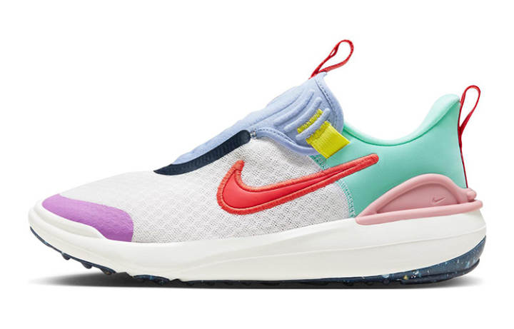 Nike Nike E Series 1.0 GS Versatile Slip Resistant Cushioning Low top Running Shoes White Red Unisex
