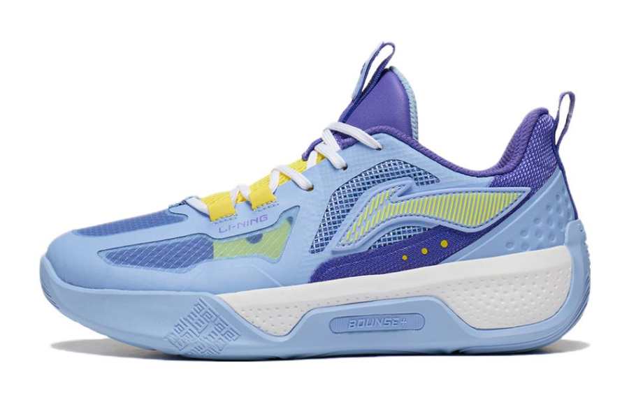 Li-Ning YOUNG Li Ning YOUNG Sky Shadow Low top Basketball Shoes Blue Purple Unisex