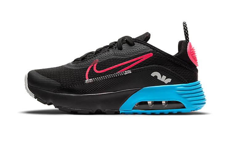 Nike Nike Air Max 2090 Kids Lifestyle Shoes Black Pink Blue Children Aged 3 7 Years Old