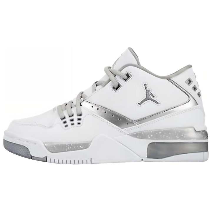 Jordan Jordan Flight 23 Low top Basketball Shoes Gray White Unisex