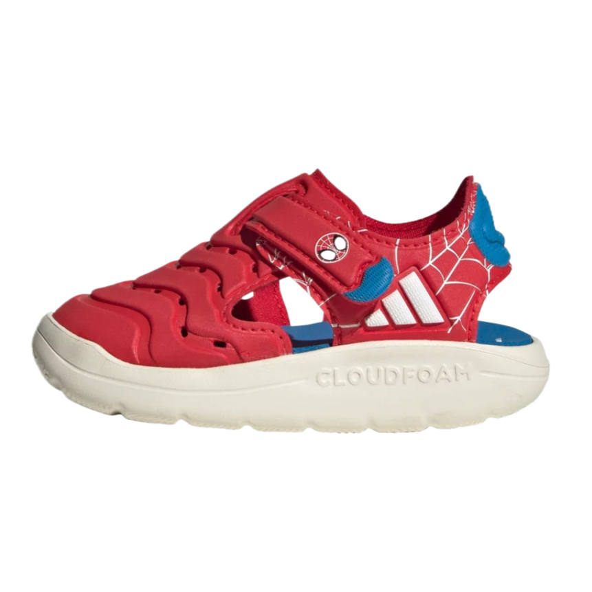 Adidas MARVEL x Adidas Marvel Spider Man Collaboration Lightweight Cushioning Low top Children's Sandals Infant And Toddler