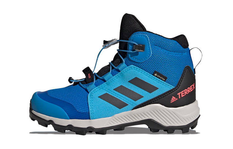 Adidas Adidas Terrex Mid GTX Comfortable Abrasion Resistant Mid top Kids' Outdoor Shoes Blue Kids'