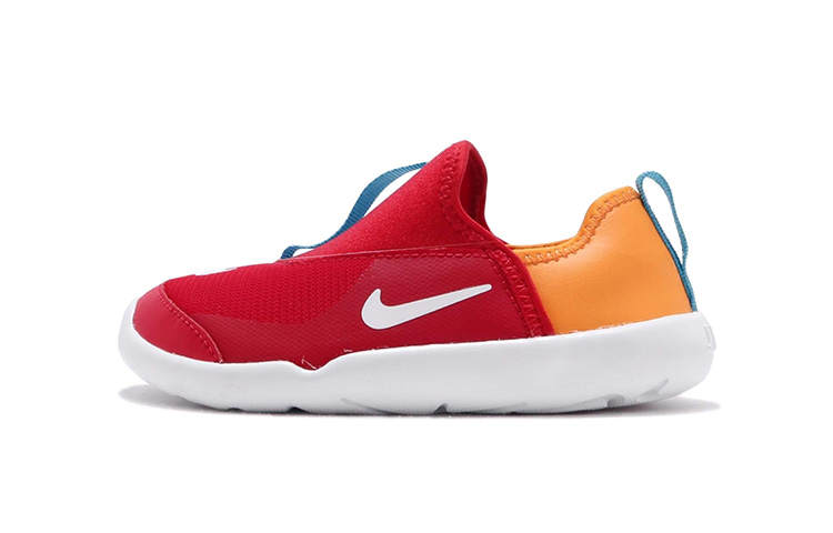 Nike Nike Lil' Swoosh Slip Resistant Cushioning Abrasion Resistant Low top Toddler Shoes Red Yellow Blue Infant And Toddler