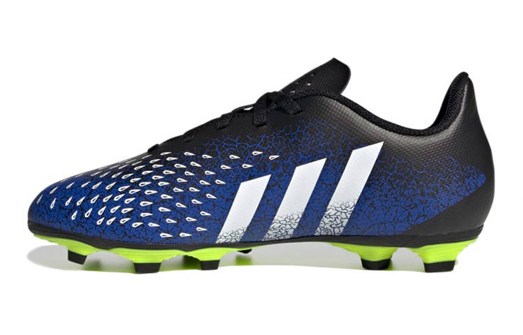 Adidas Adidas .4 Flexible Ground Cleats Low top Kids' Soccer Shoes Black Blue Neon Yellow Kids'