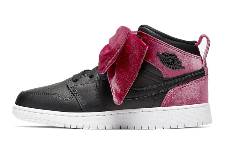 Jordan Jordan 1 Mid Bow Black Noble Red GS
