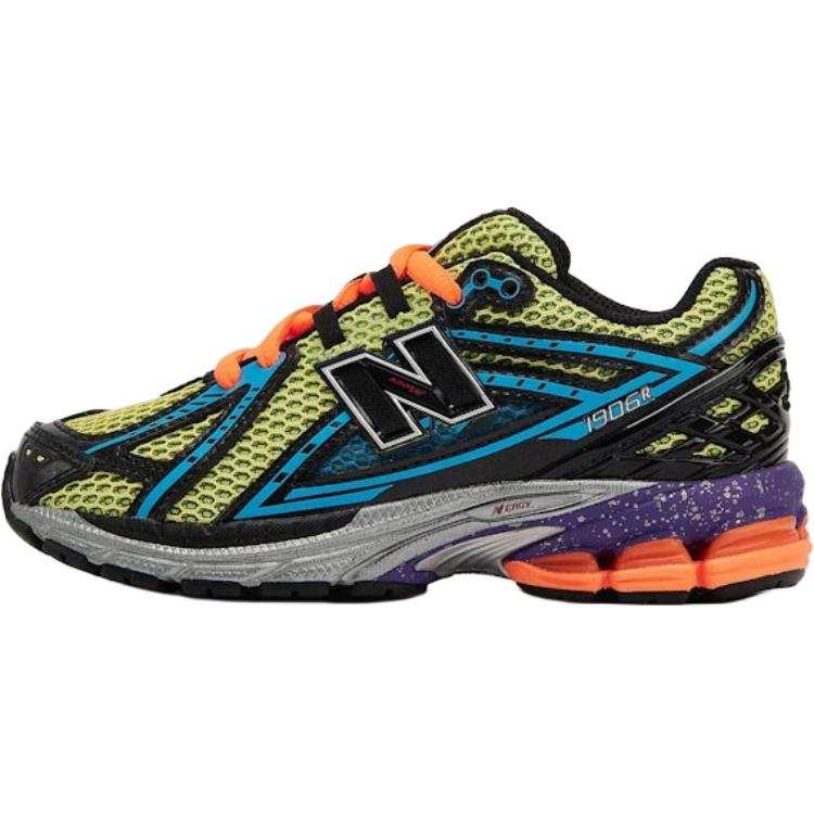 New Balance New Balance NB 1906R Comfortable Abrasion Resistant Low top Kids' Running Shoes Yellow Blue Kids'