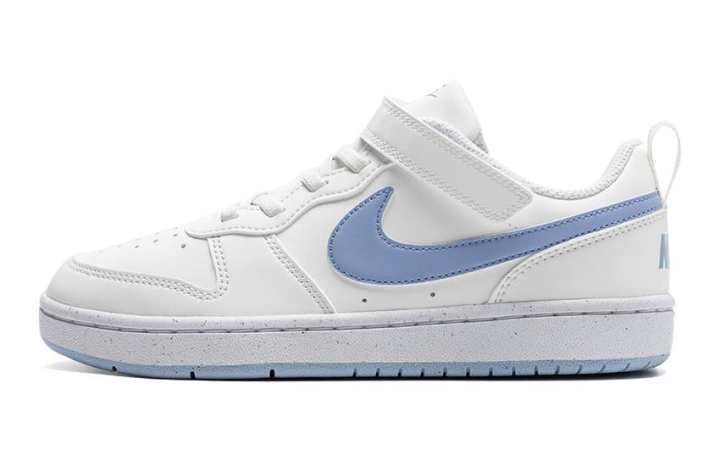Nike Nike Court Borough Low Recraft PS 'Summit White Cobalt Bliss'