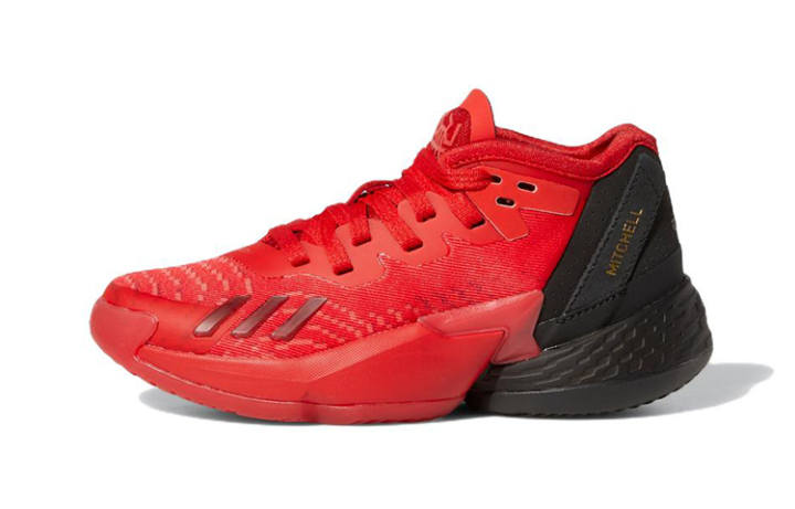 Adidas Adidas D.O.N. Issue #4 Mitchell 4 Abrasion Resistant Abrasion Resistant Low top Performance Basketball Shoes Red