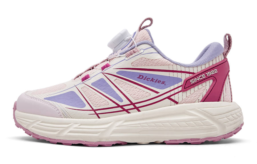 Dickies Anti Kick Abrasion Resistant Height Increasing Support Low top Casual Shoes Pink Purple Kids'