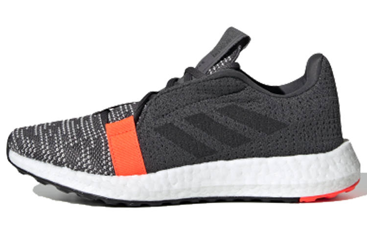 Adidas Adidas Senseboost Go J Cushioning Kids' Training Shoes Gray Black Red Teenagers