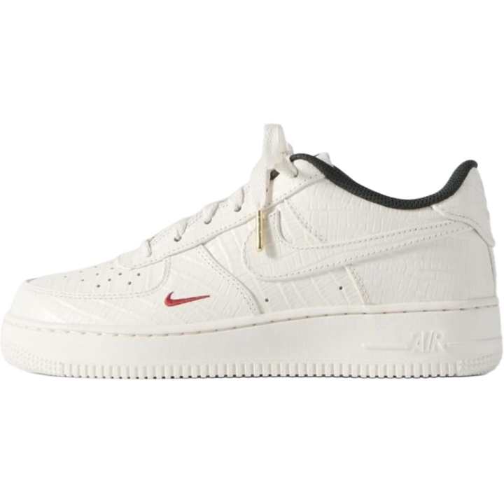 Nike Nike x KITH Air Force 1 Low top Skateboard Shoes White Red Unisex